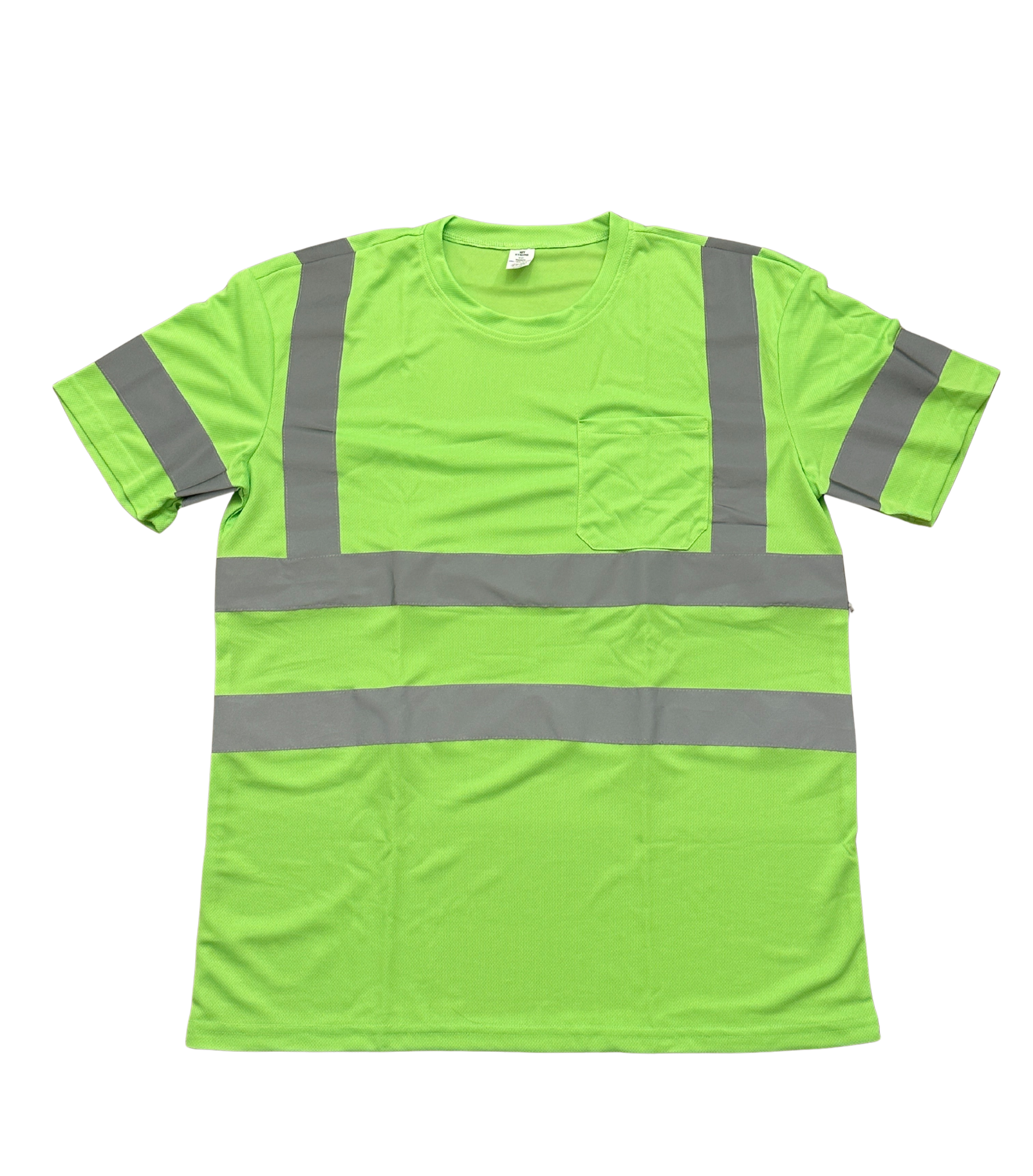 Class III Hi-Vis Green Pocket Tee