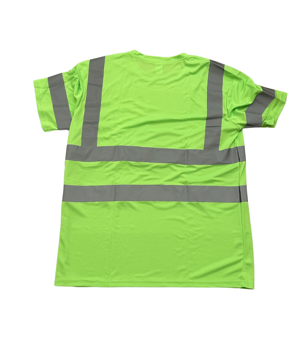 Class III Hi-Vis Green Pocket Tee