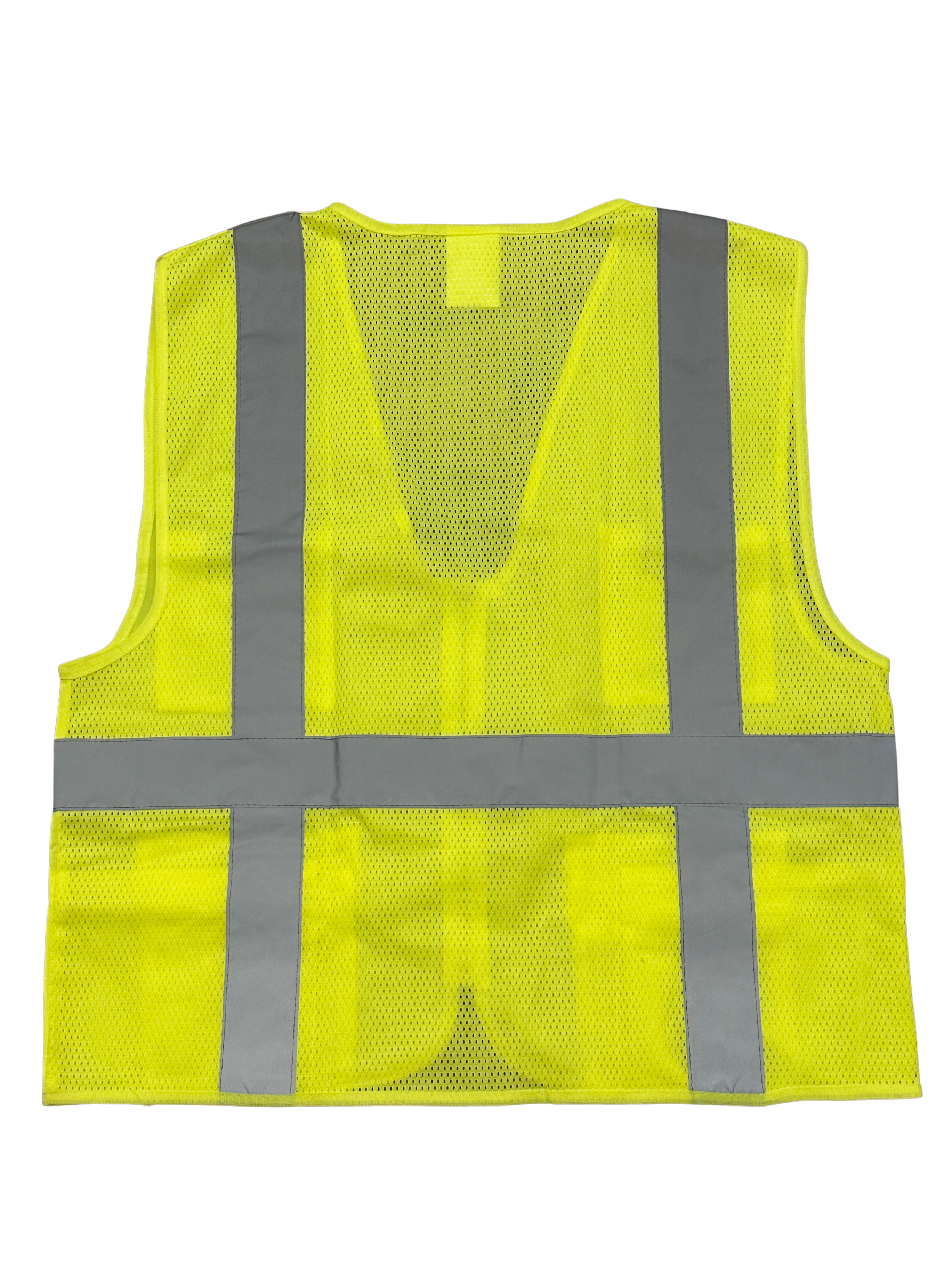 Class II Hi-Vis Yellow Reflective Vest (4 Pocket)