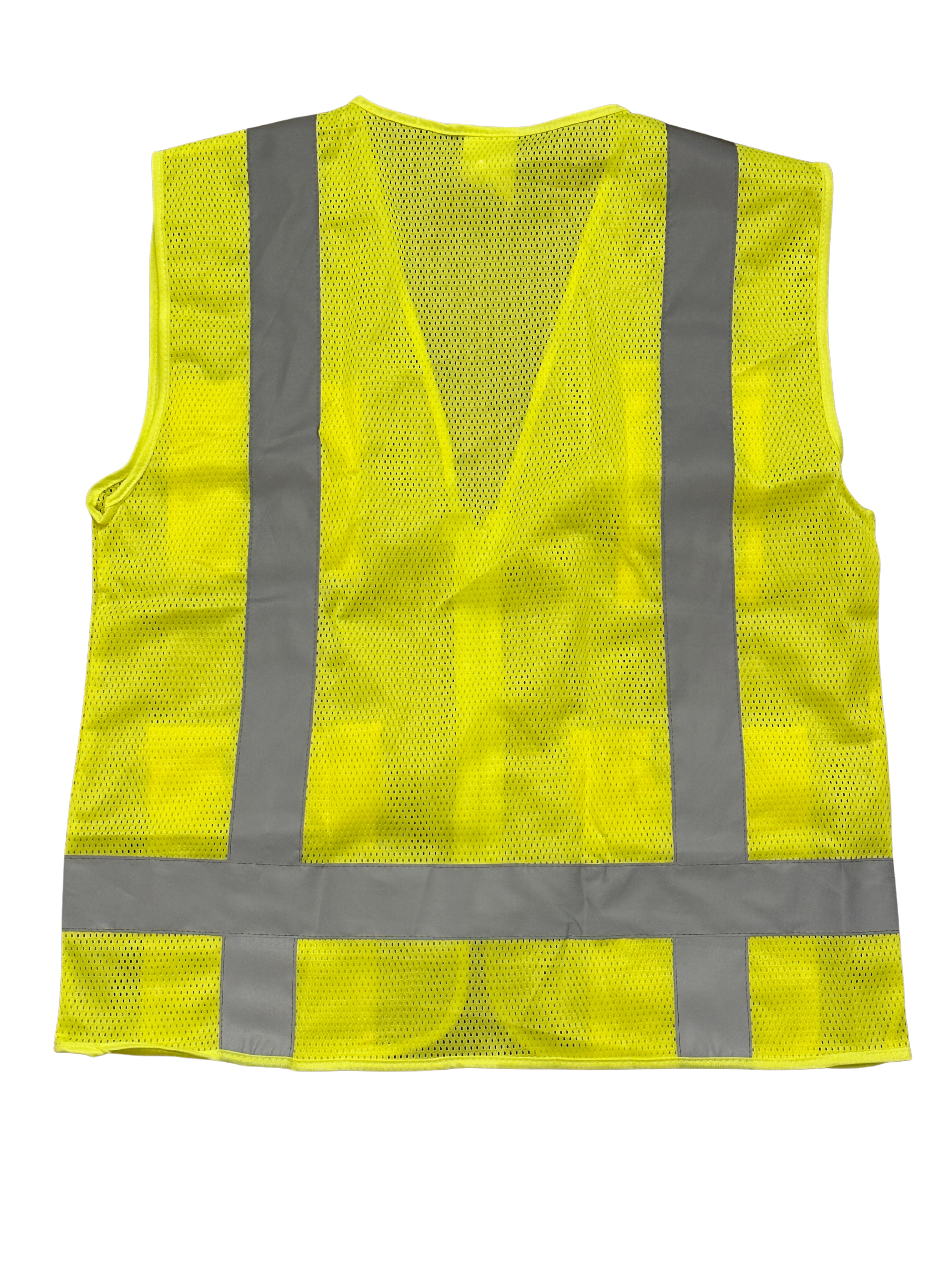 Class II Hi-Vis Yellow Reflective Vest (5 Pocket)