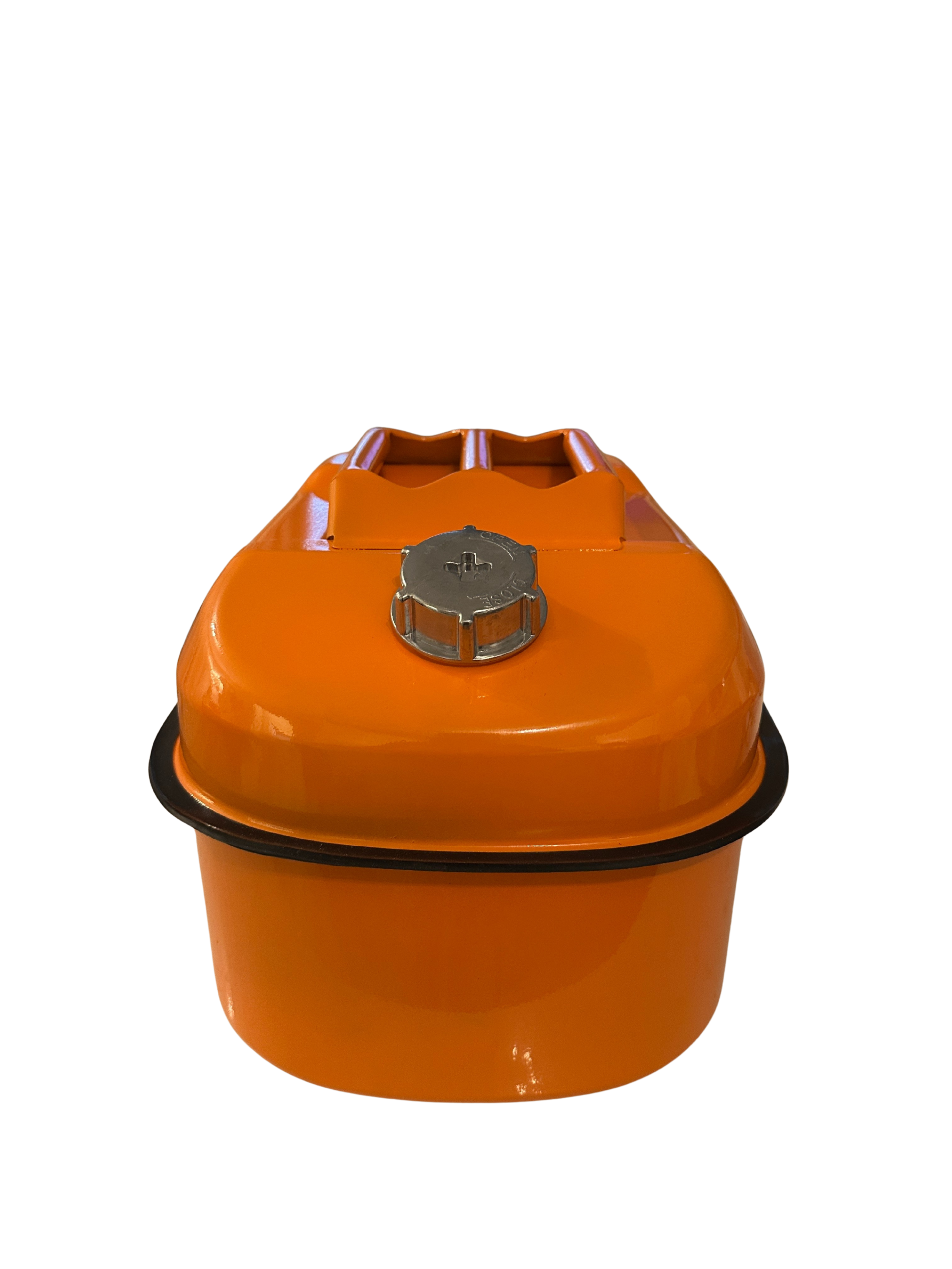 Orange 5-Gallon Metal Diesel Fuel Can