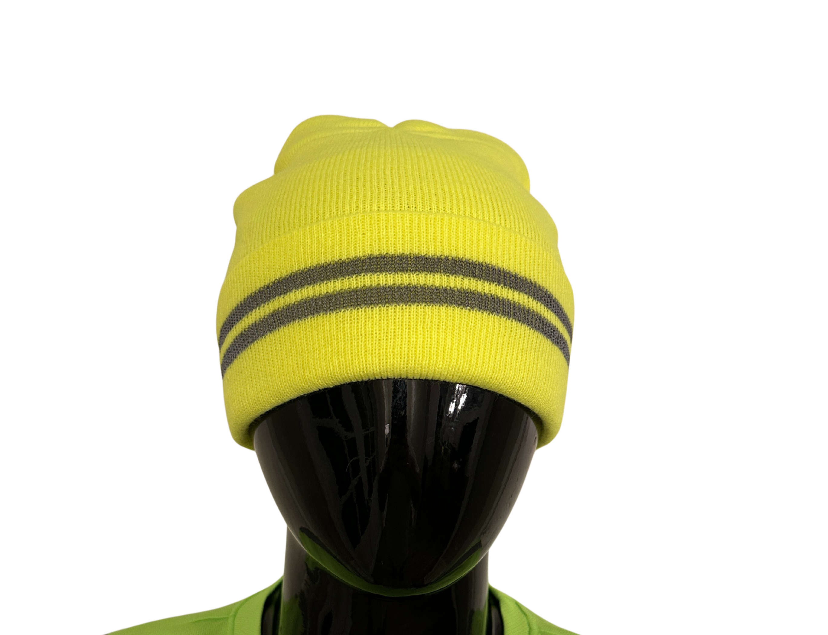Yellow Hi-Vis Reflective Beanie